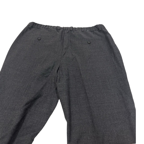 Express Extra Slim Seersucker Cotton-Blend Hybrid Elastic Waist Suit Pant - Picture 3 of 6